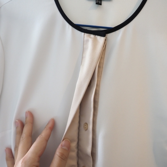 Warehouse shift color block placket dress - Picture 5 of 8